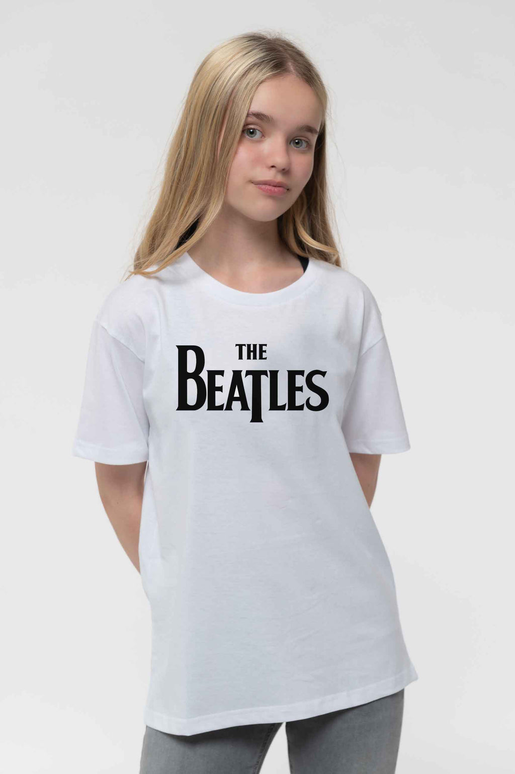 The Beatles Kids Classic Drop T Band Logo T Shirt product image 1
