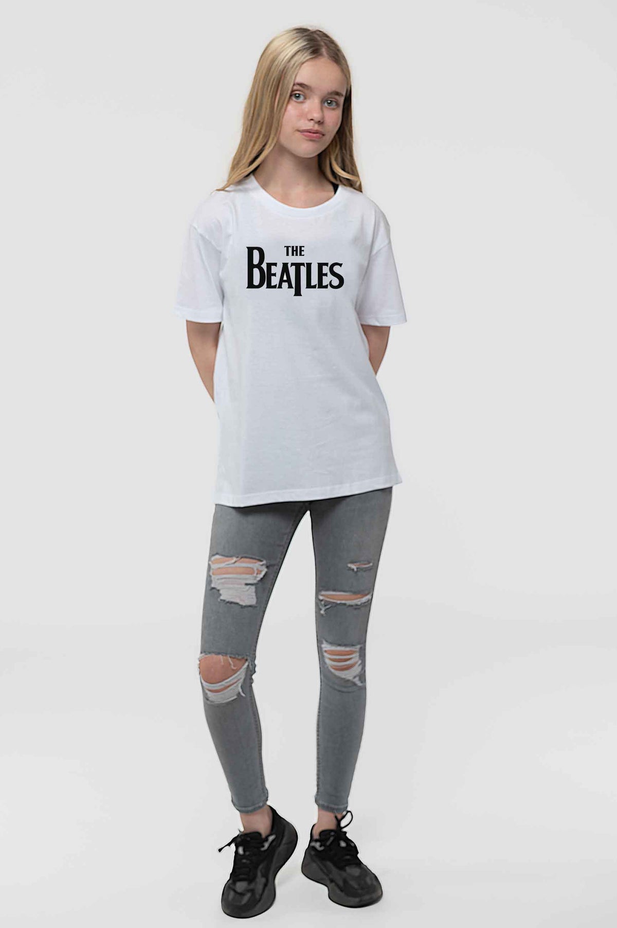 The Beatles Kids Classic Drop T Band Logo T Shirt product image 2