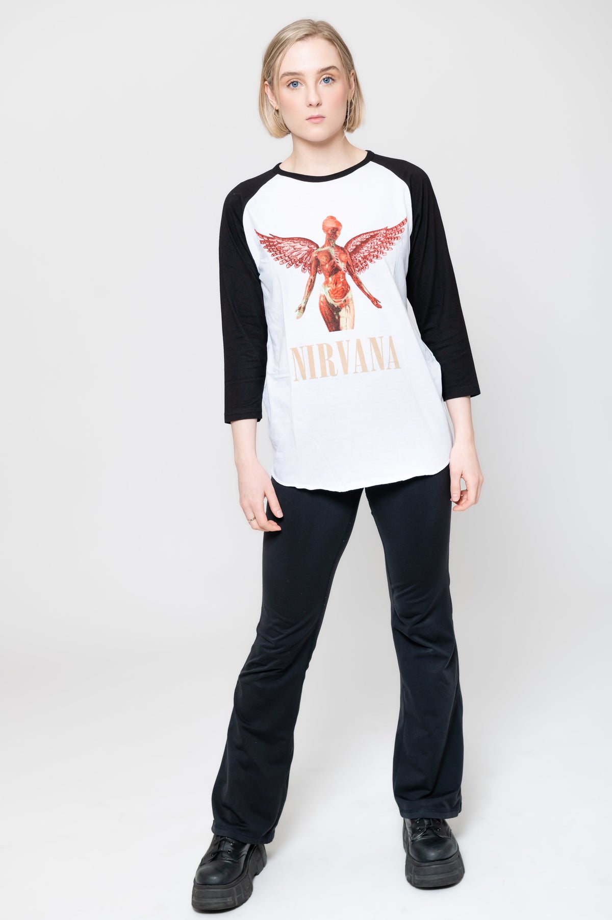Nirvana In Utero Raglan product image 2