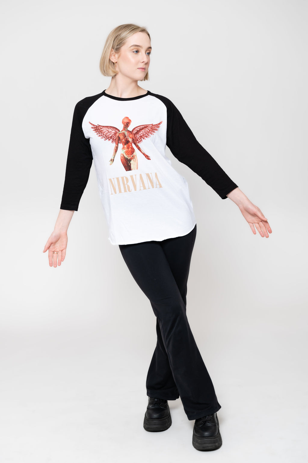 Nirvana In Utero Raglan product image 5
