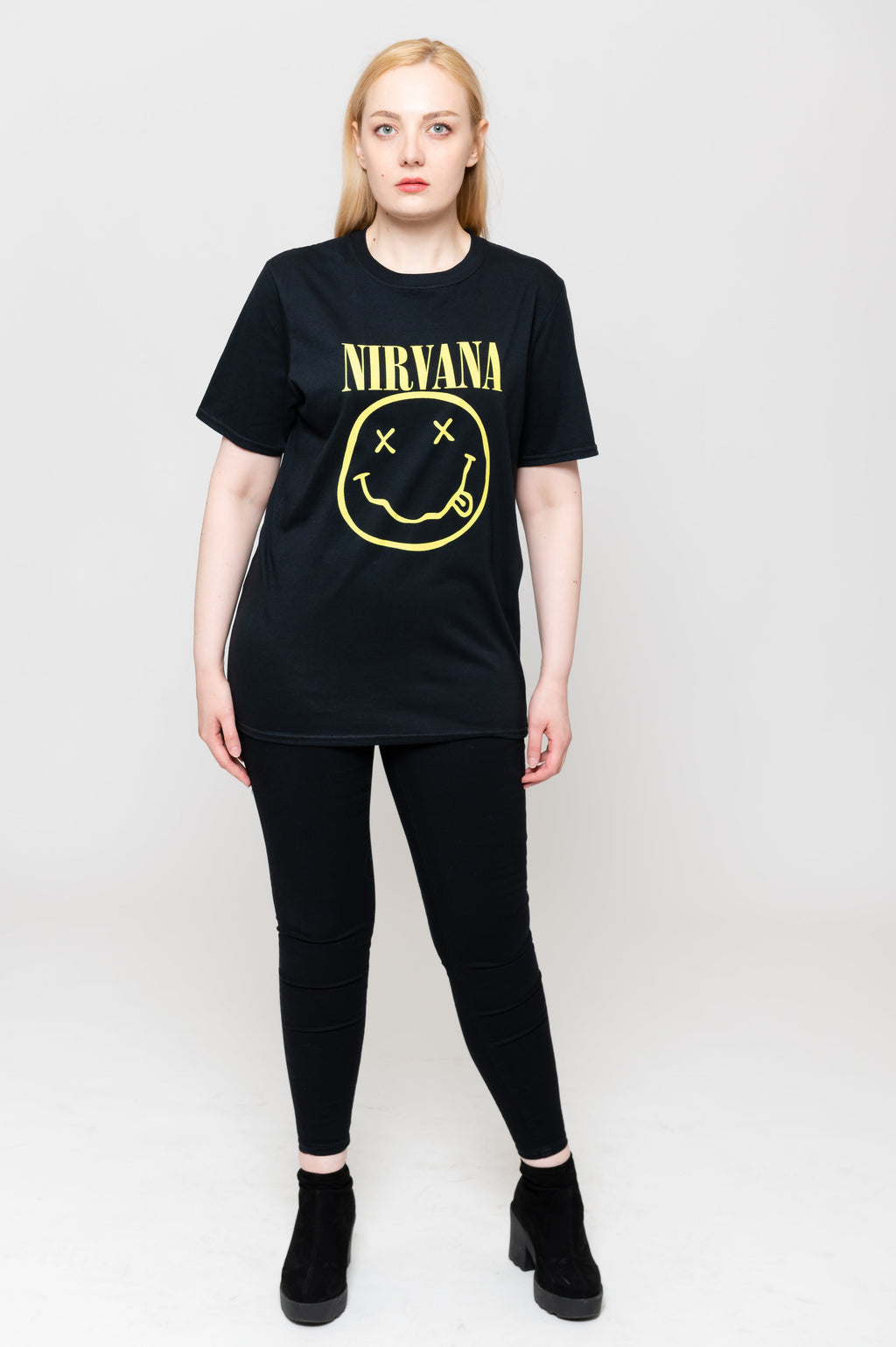 Nirvana Flower Sniffin T Shirt product image 2
