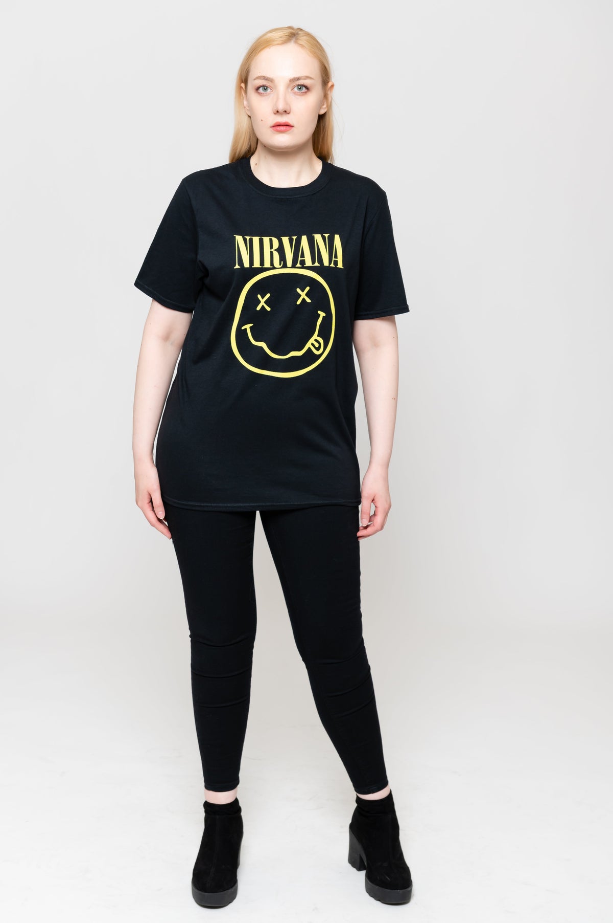 Nirvana Flower Sniffin T Shirt product image 2