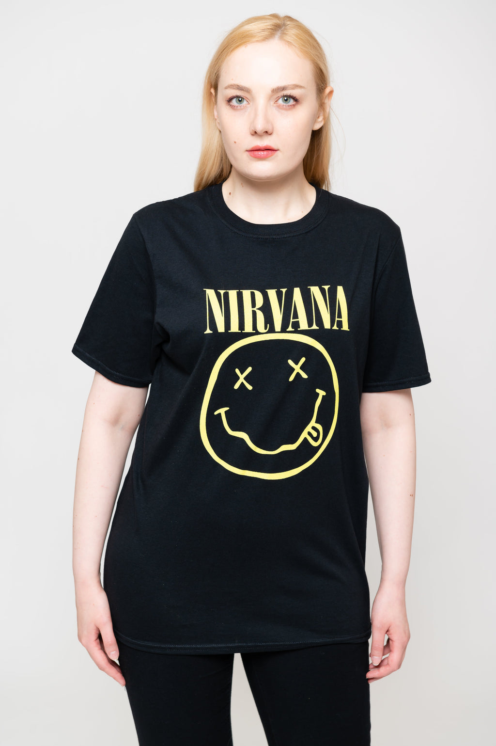 Nirvana Flower Sniffin T Shirt product image 1