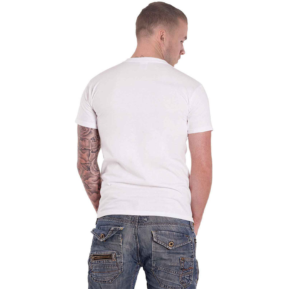 Nirvana Hi-Build White Grunge Smile T Shirt product image 2