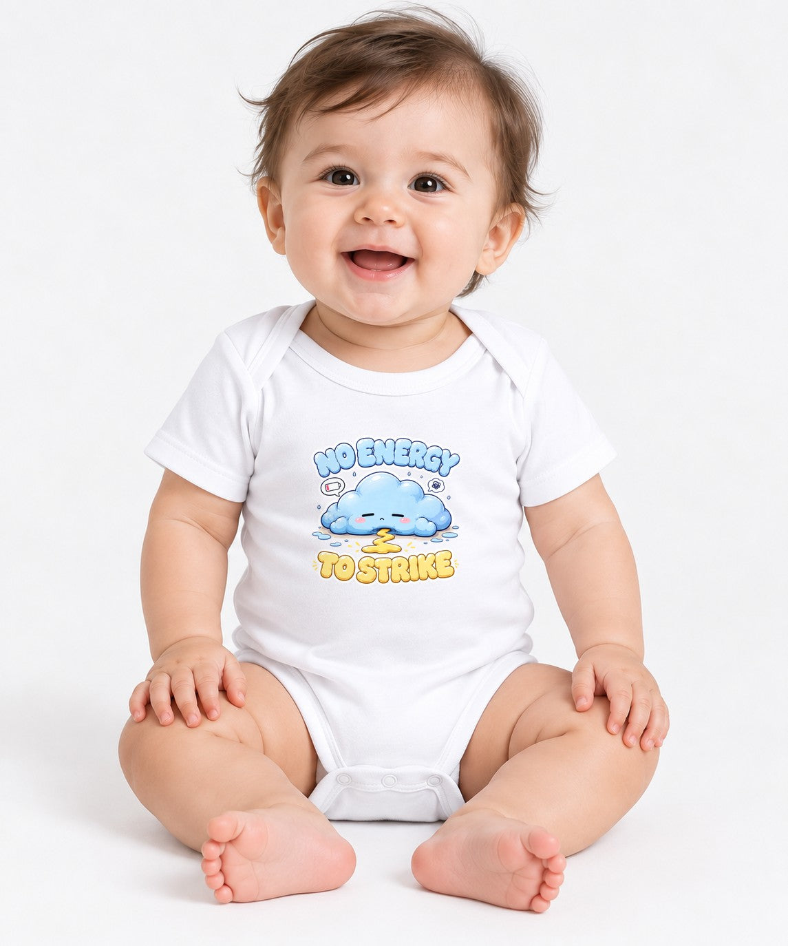 No Energy To Strike - Cute Exhausted Rain Cloud Tired product image 1