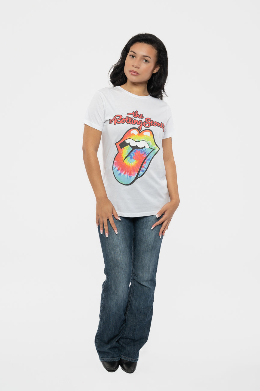 The Rolling Stones Tie Dye Tongue T Shirt product image 2
