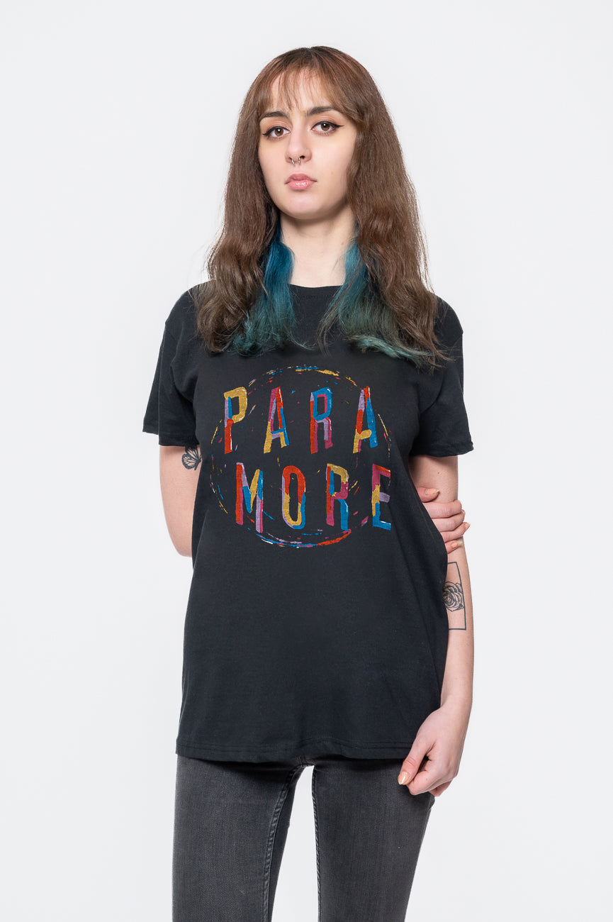 Paramore Spiral Band Logo T Shirt product image 1
