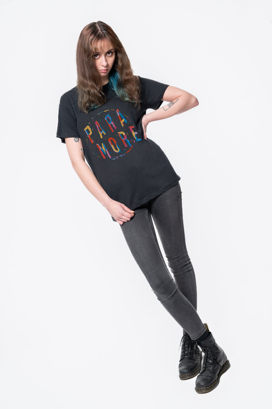 Paramore Spiral Band Logo T Shirt product image 5