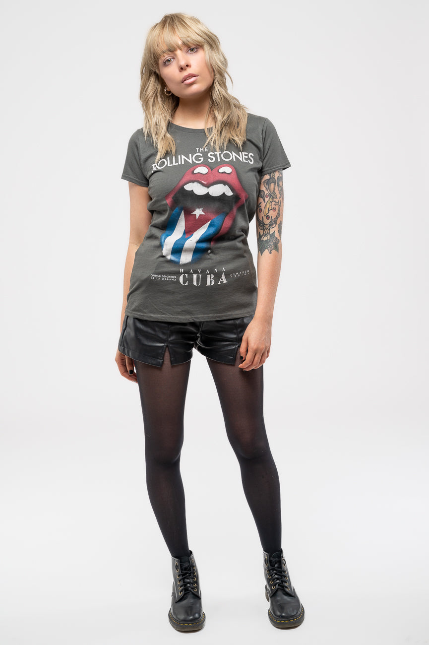 The Rolling Stones Havana Cuba Skinny T Shirt product image 2
