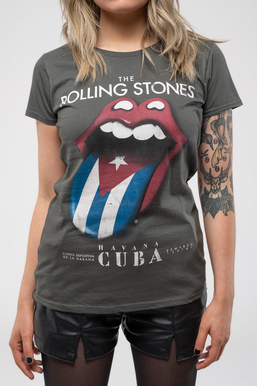 The Rolling Stones Havana Cuba Skinny T Shirt product image 3