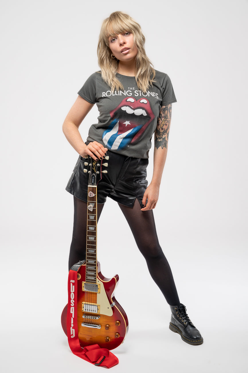 The Rolling Stones Havana Cuba Skinny T Shirt product image 5