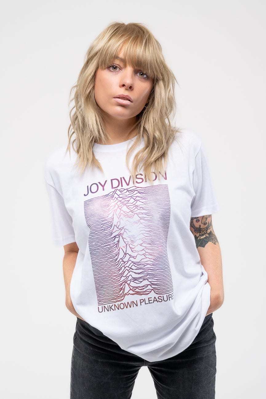 Joy Division Unknown Pleasures Gradient T Shirt product image 1