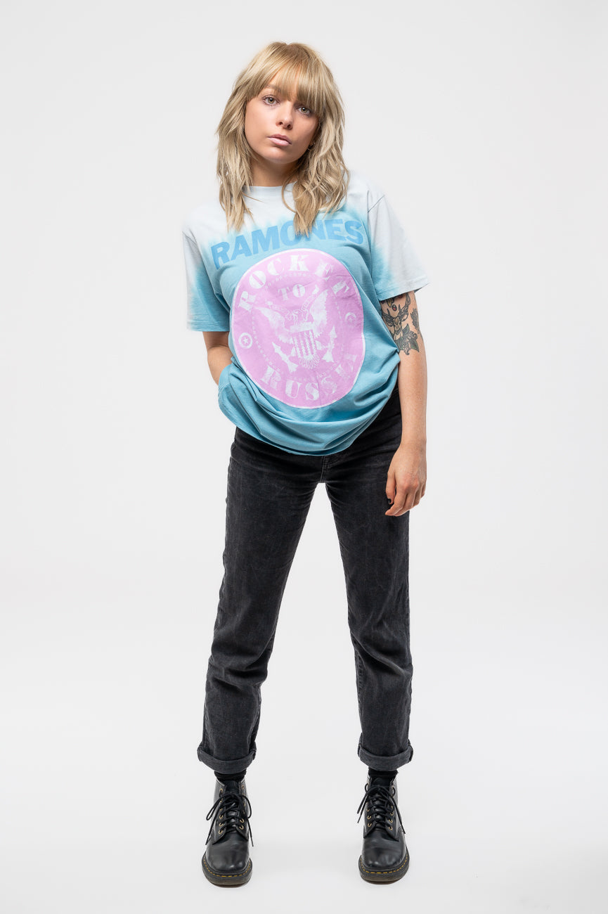 Ramones Rocket To Russia Dip Dye T Shirt product image 2
