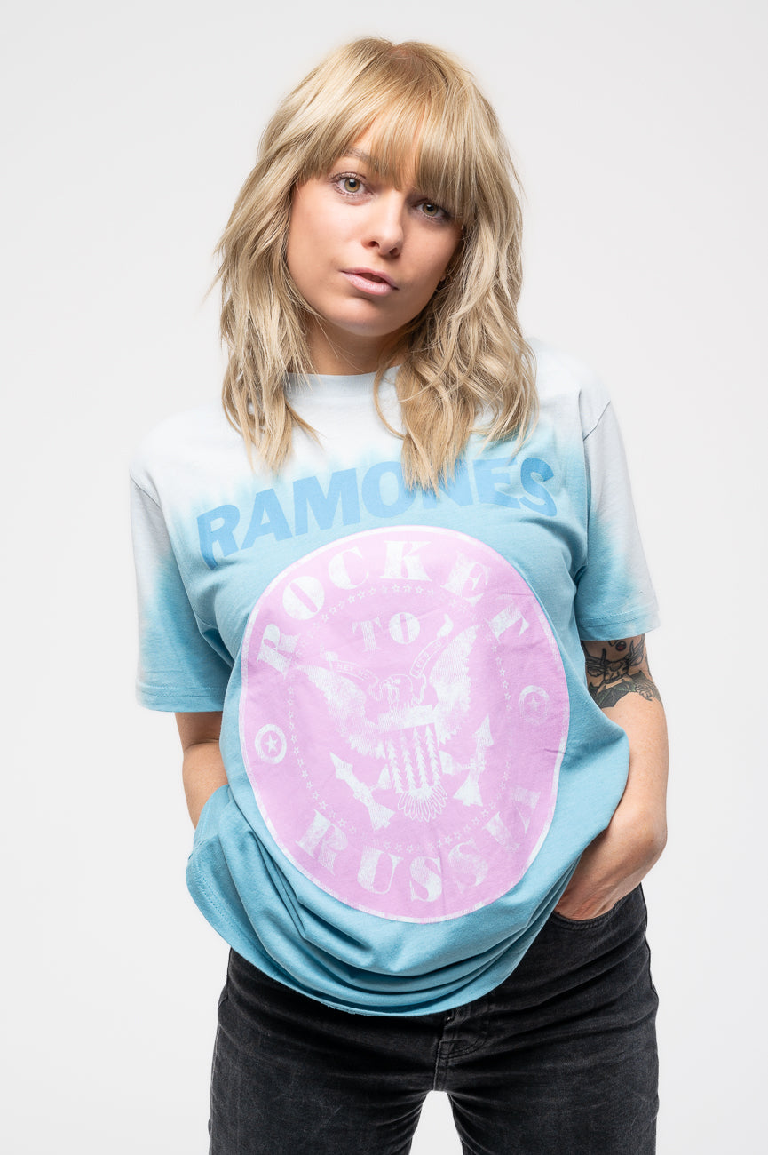 Ramones Rocket To Russia Dip Dye T Shirt product image 1