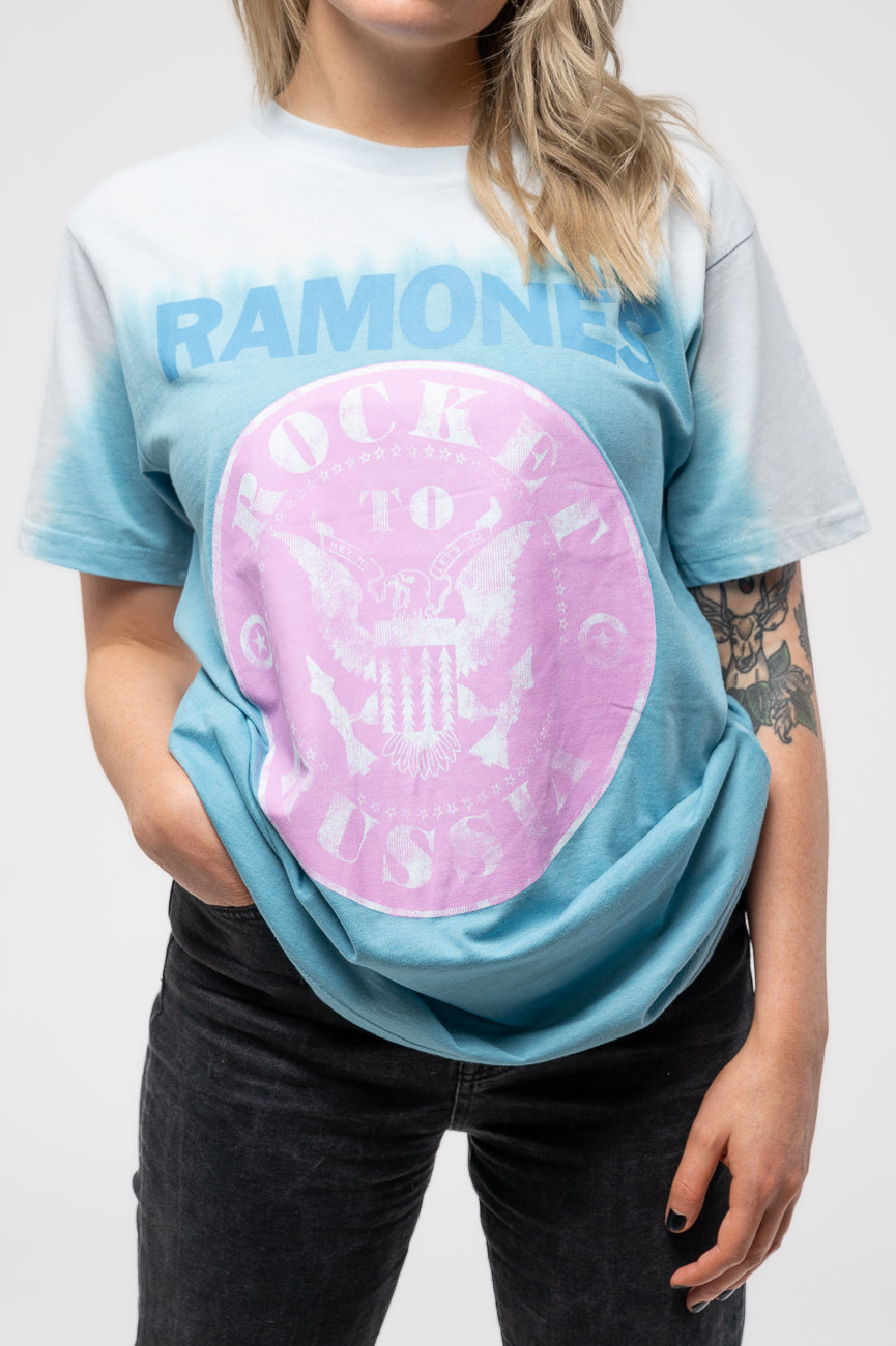 Ramones Rocket To Russia Dip Dye T Shirt product image 3