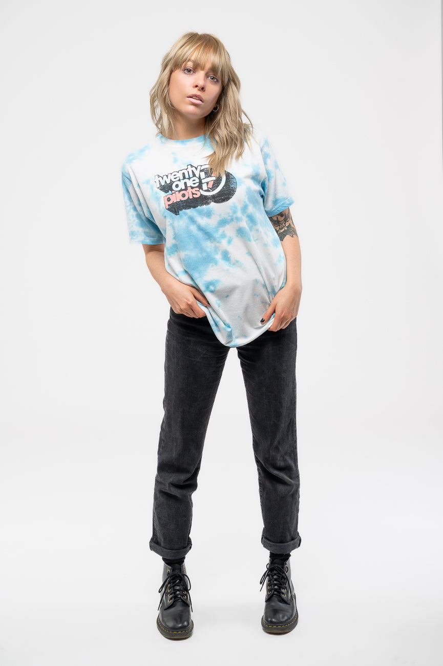 Twenty One Pilots Vintage Block Holiday Dip Dye T Shirt product image 2
