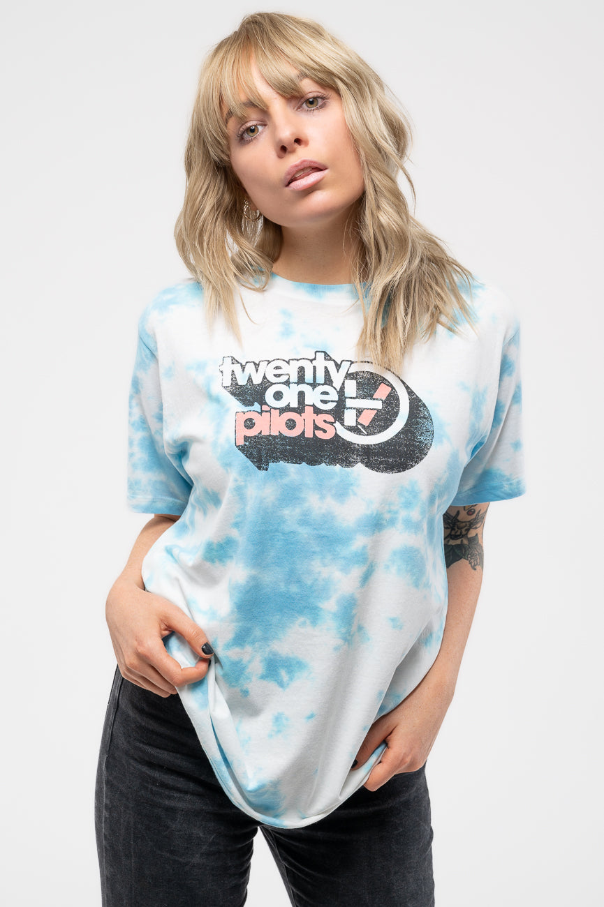 Twenty One Pilots Vintage Block Holiday Dip Dye T Shirt product image 1