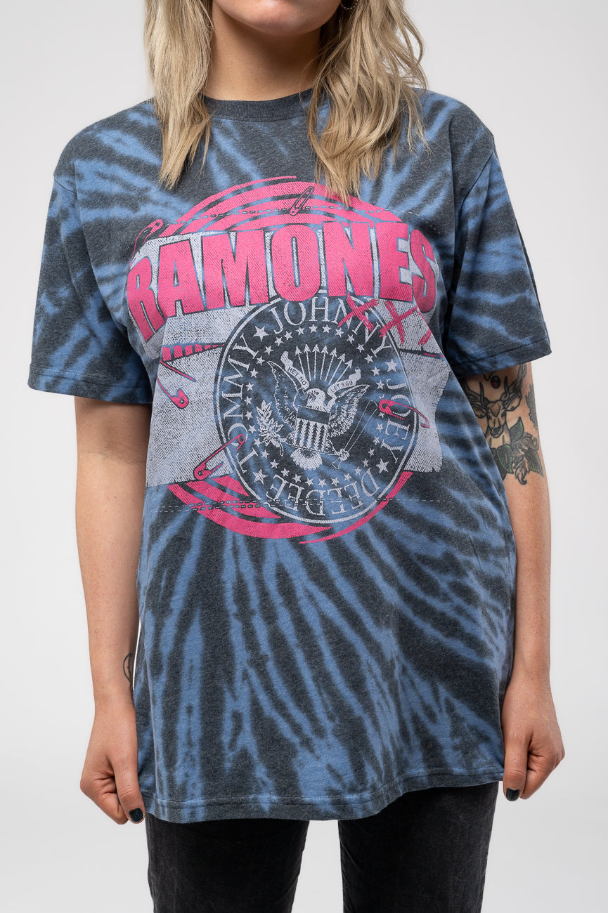 Ramones Punk Patch Dip Dye T Shirt product image 3