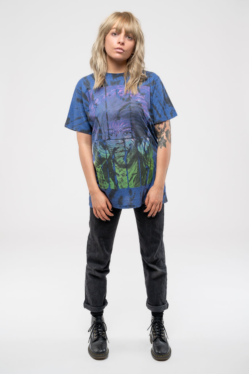 Jimi Hendrix Swirly Text Logo Tie Dye T Shirt product image 2