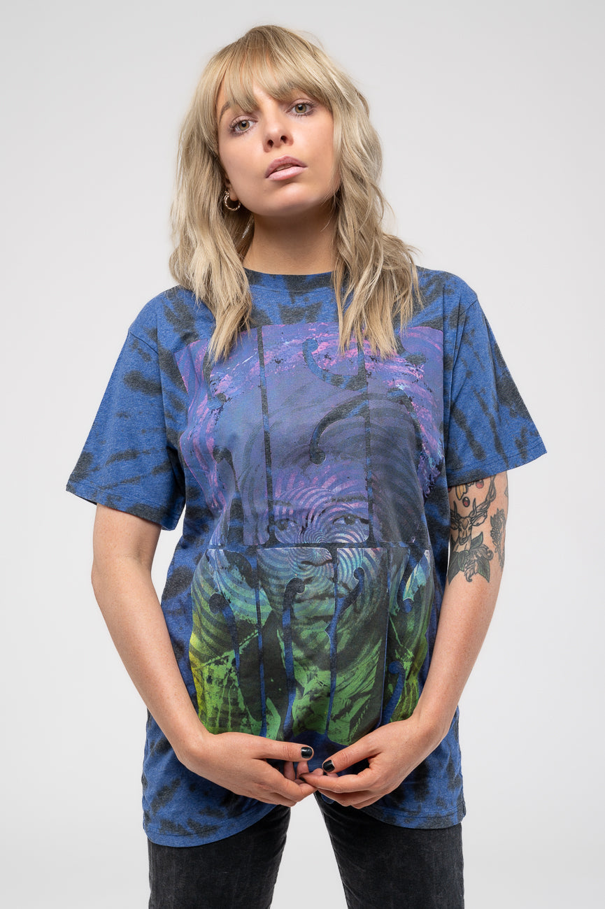 Jimi Hendrix Swirly Text Logo Tie Dye T Shirt product image 1