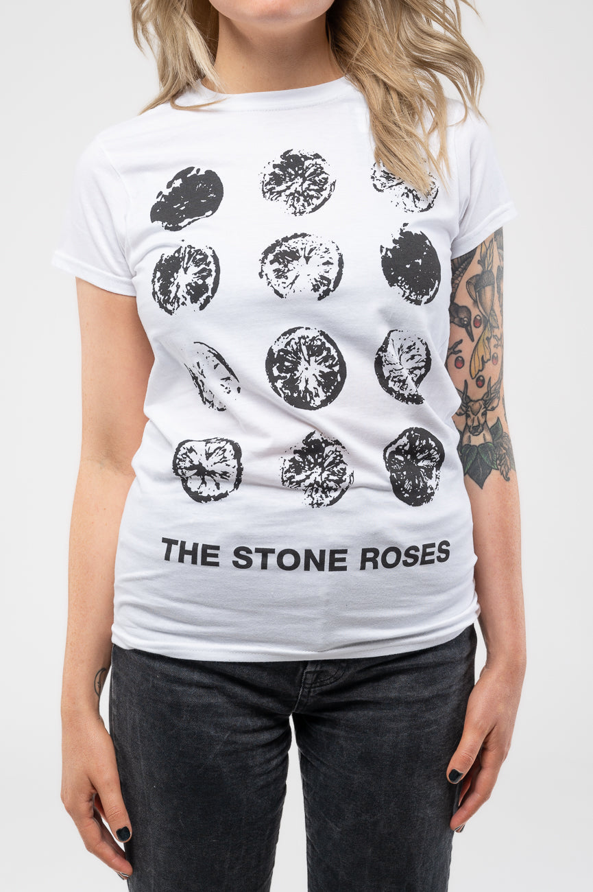 The Stone Roses Lemon Grid Skinny T Shirt product image 3