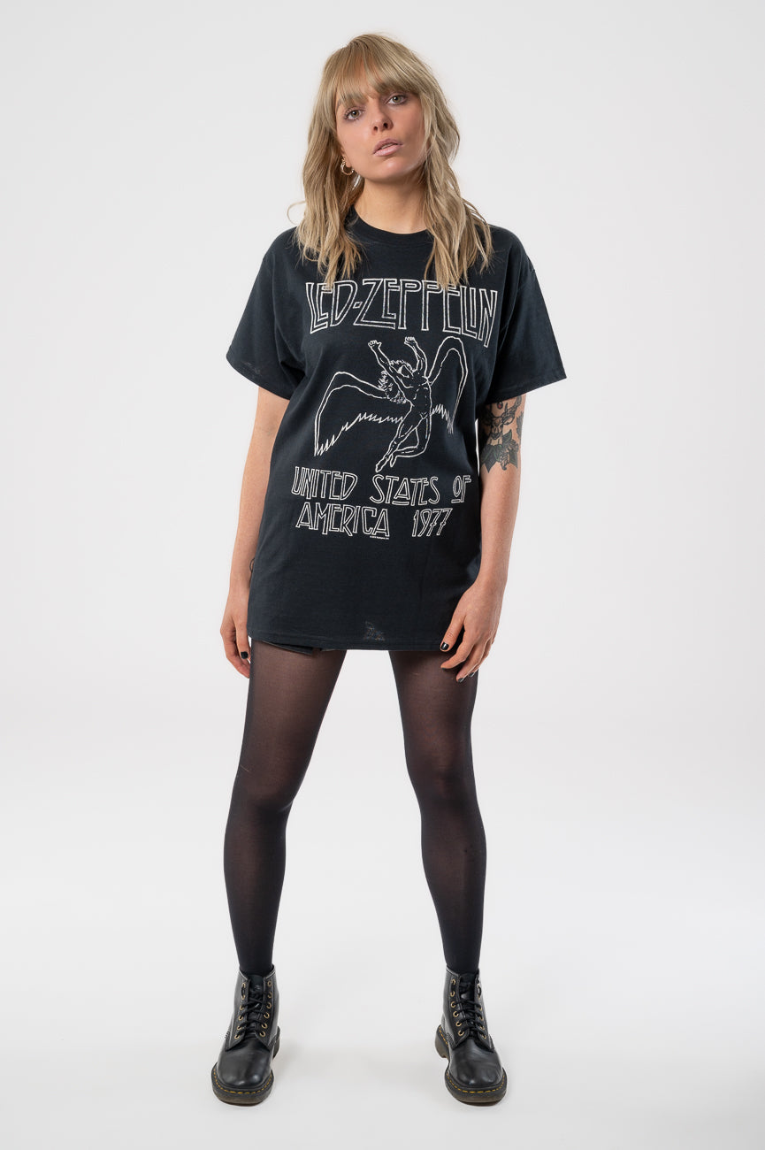 Led Zeppelin USA 77 T Shirt product image 2