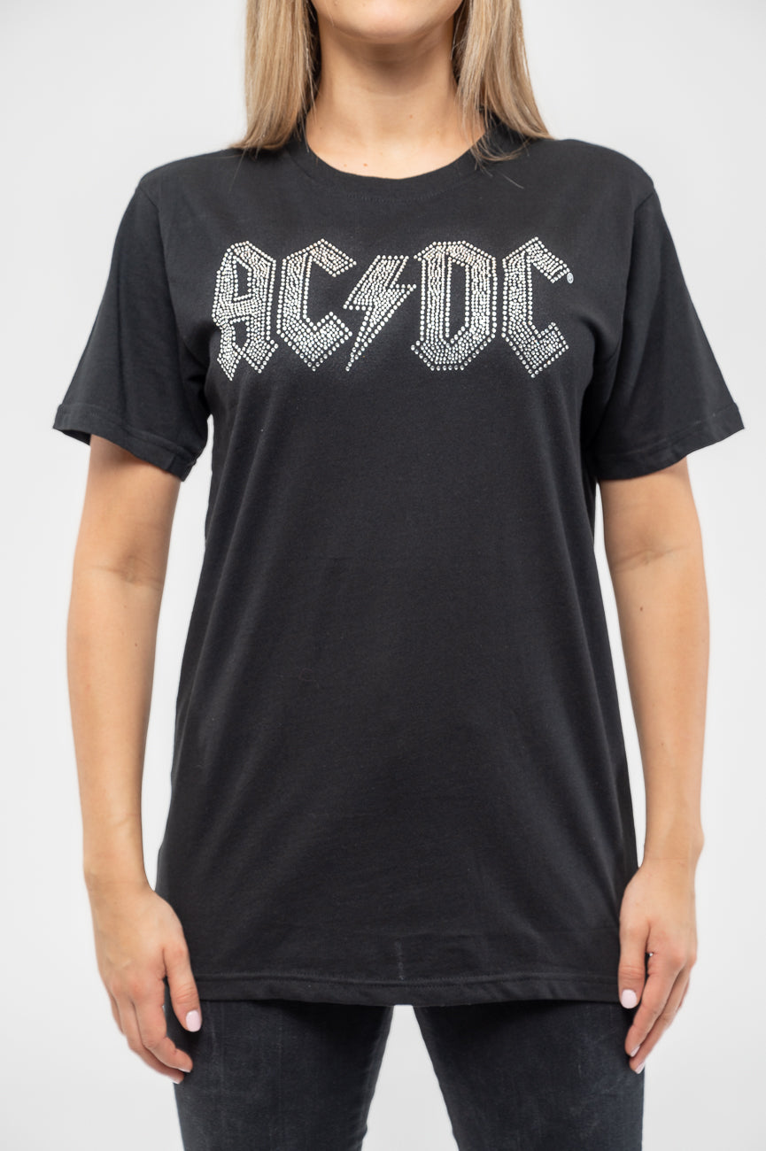 AC/DC Diamante Voltage Band Logo T Shirt product image 3