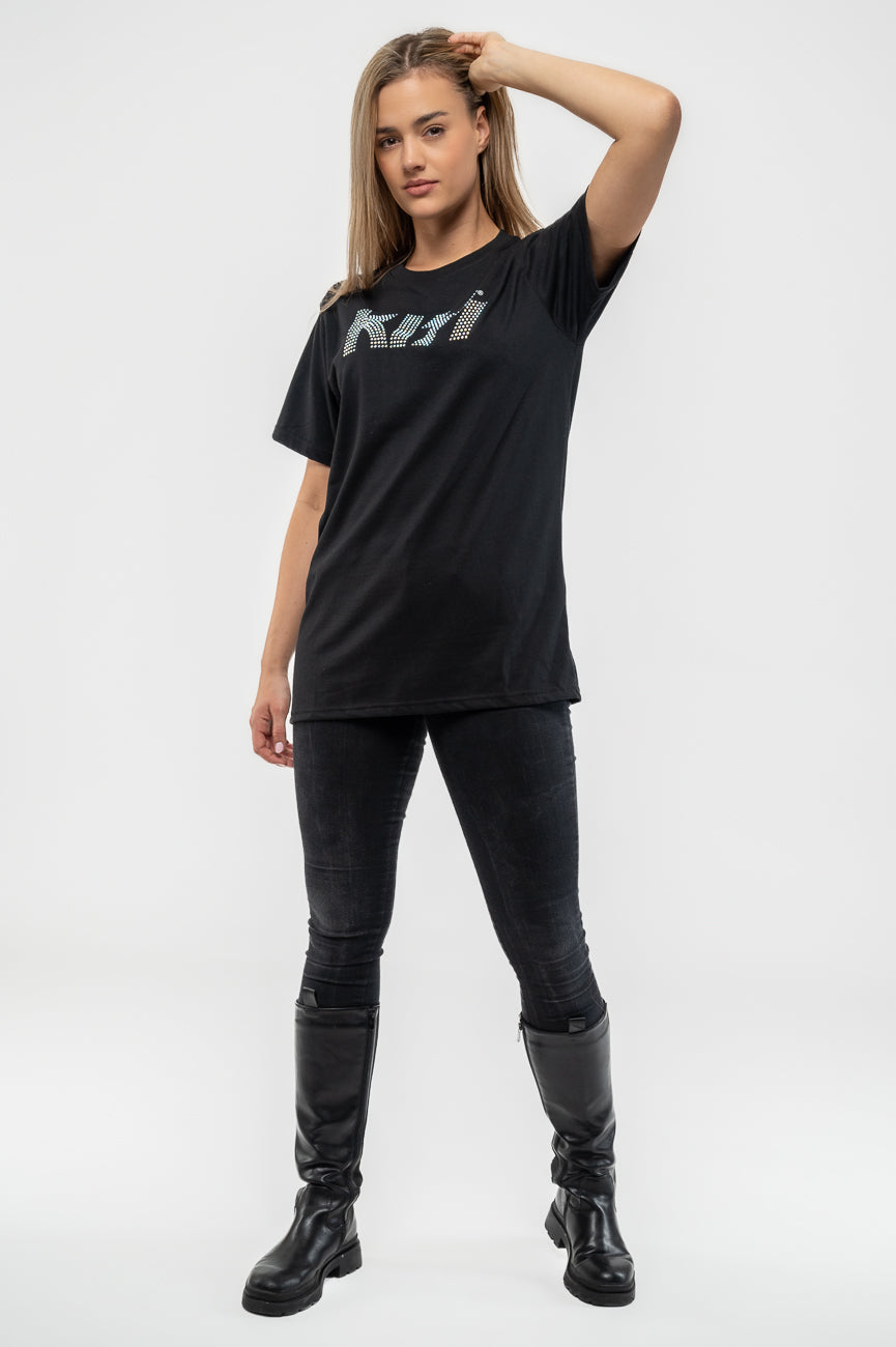 KISS Diamante Band Logo T Shirt product image 5