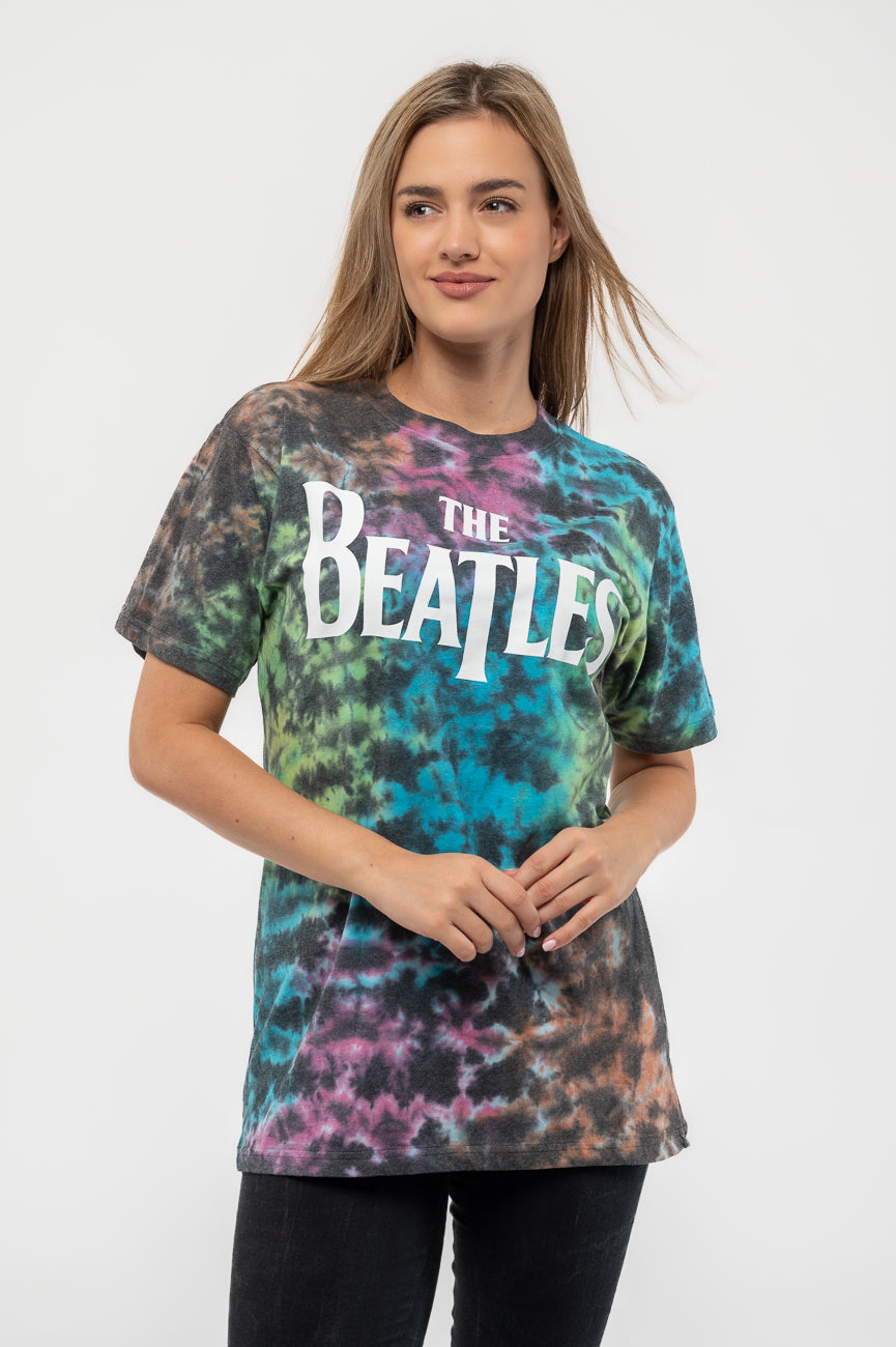 The Beatles Drop T Band Logo Dip Dye Tee product image 1