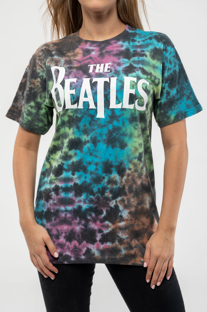The Beatles Drop T Band Logo Dip Dye Tee product image 3
