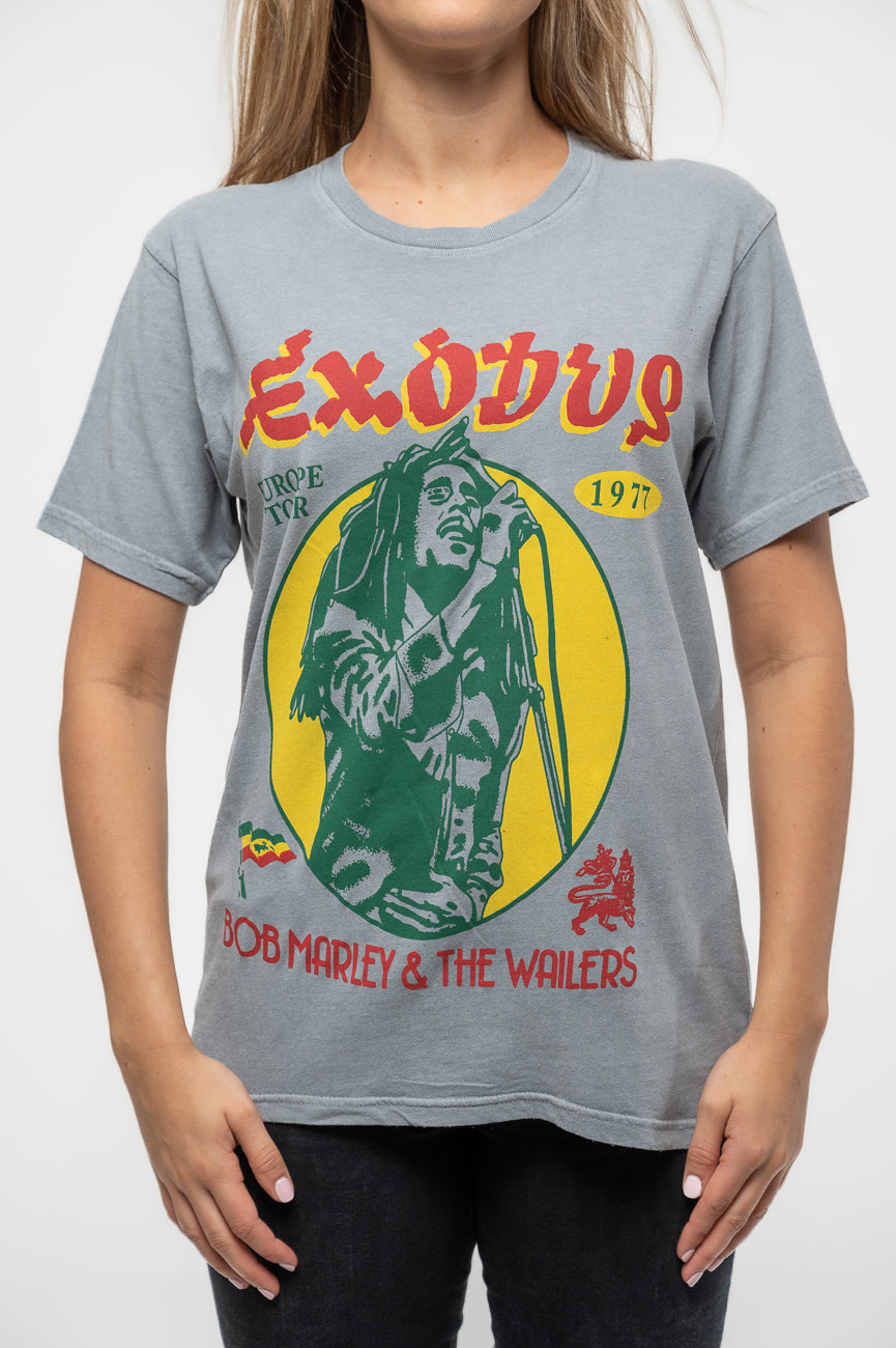 Bob Marley Exodus 1977 Tour Dye Wash T Shirt product image 3