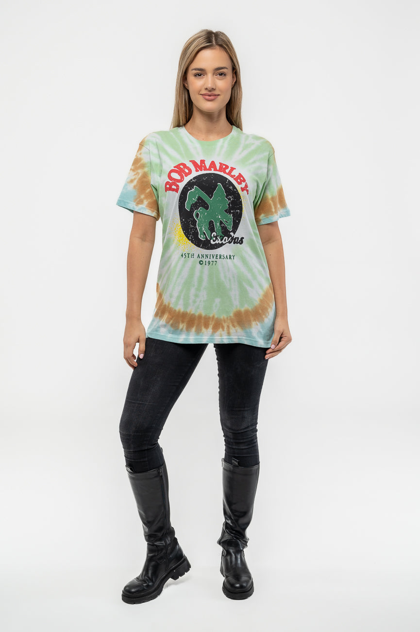Bob Marley Exodus 45th Anniversary Tie Dye T Shirt product image 2