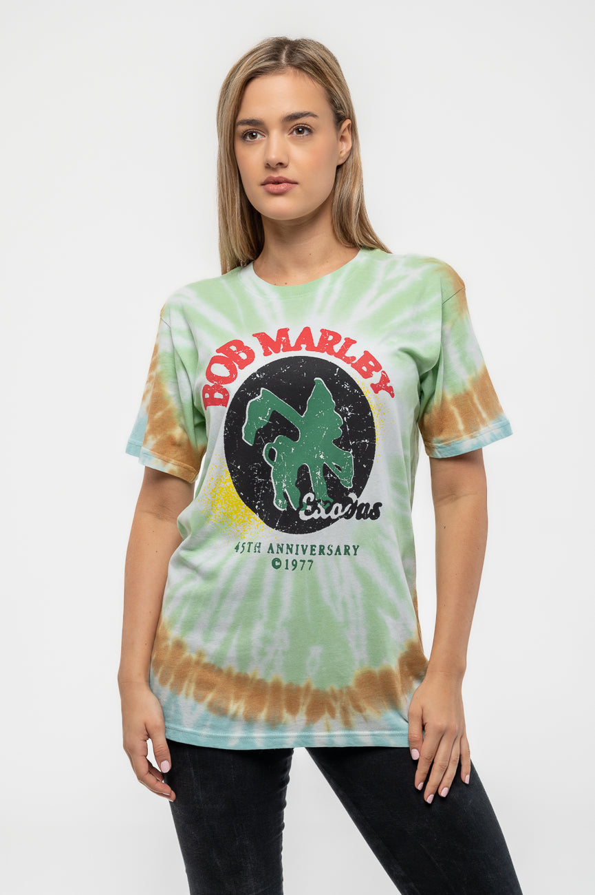 Bob Marley Exodus 45th Anniversary Tie Dye T Shirt product image 1