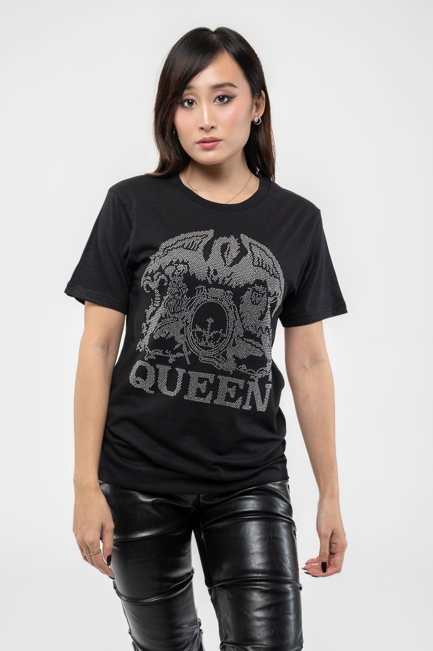Queen Diamante Classic Crest T Shirt product image 1