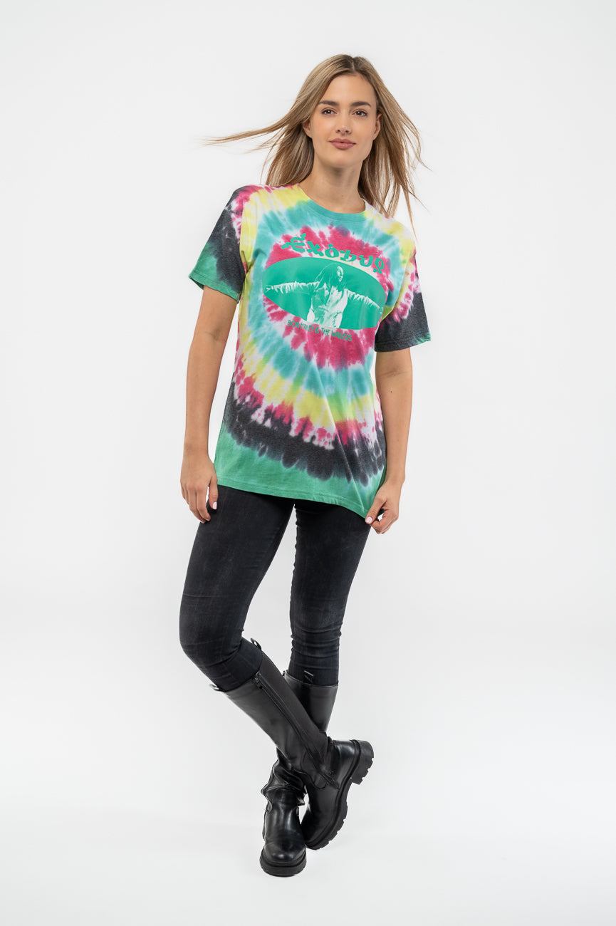 Bob Marley Exodus Oval Tie Dye T Shirt product image 5