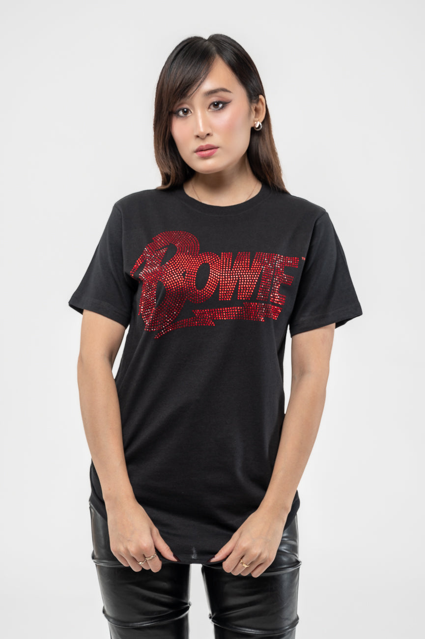 David Bowie Diamante Flash T Shirt product image 1