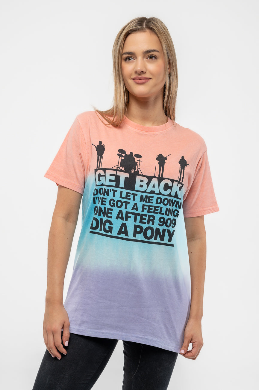 The Beatles Get Back Gradient Dye Wash Tee product image 1
