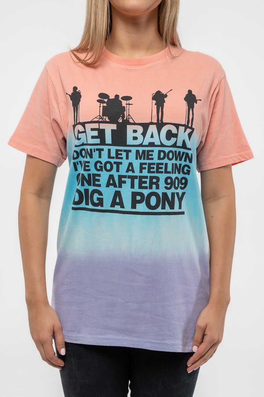 The Beatles Get Back Gradient Dye Wash Tee product image 3