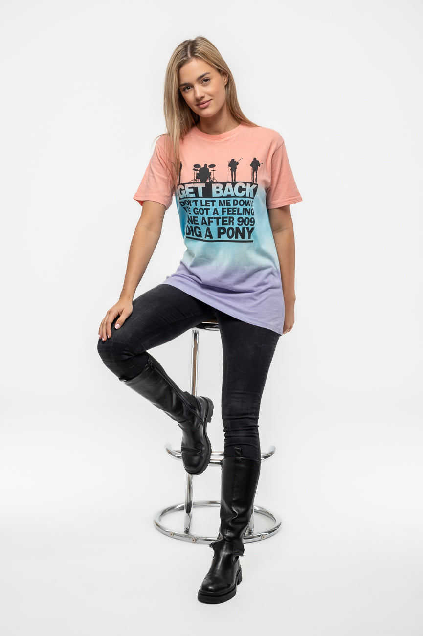 The Beatles Get Back Gradient Dye Wash Tee product image 4