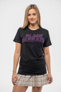 Black Sabbath Classic Wavy Diamante T Shirt product image 1