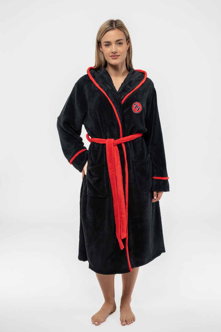 Foo Fighters FF Band Logo Bathrobe