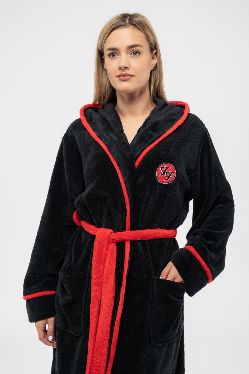 Foo Fighters FF Band Logo Bathrobe