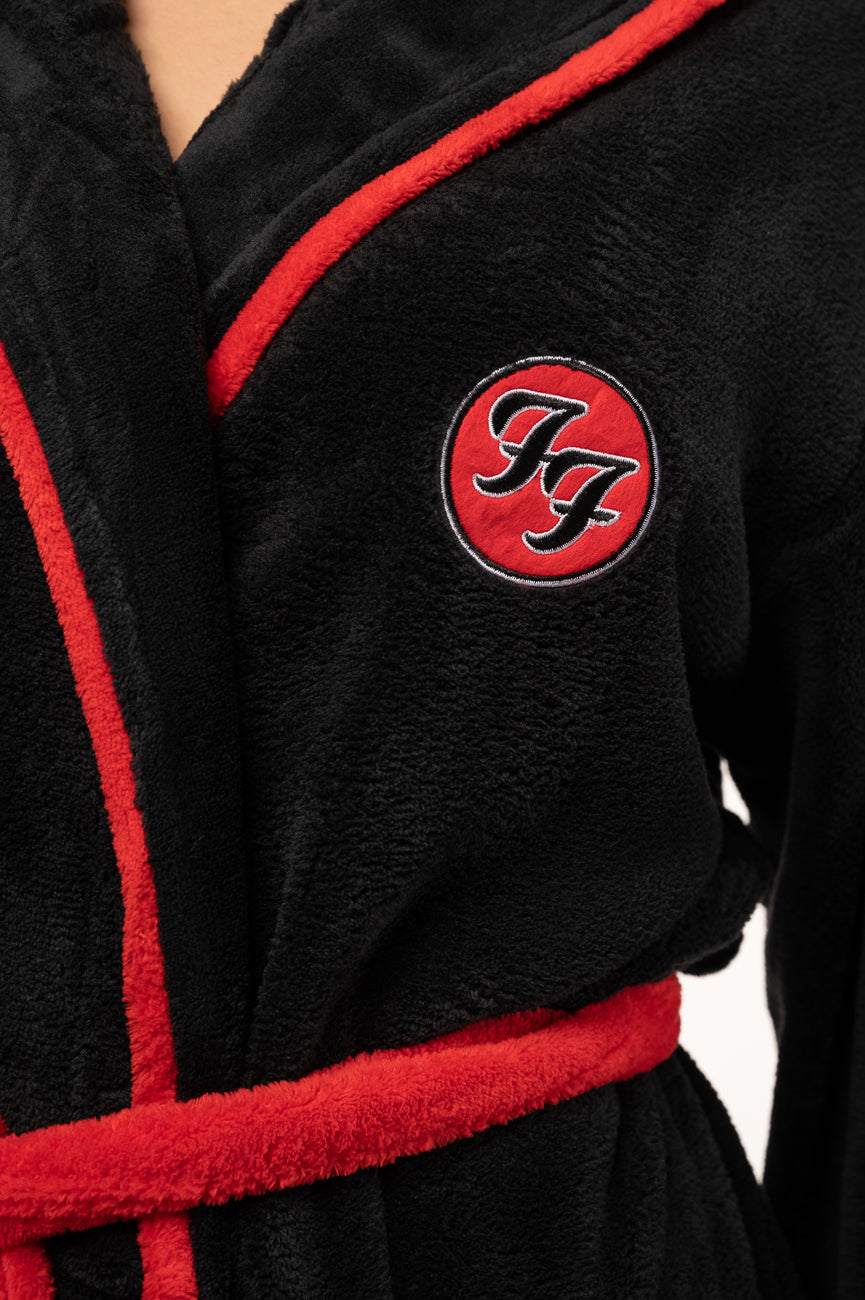 Foo Fighters FF Band Logo Bathrobe