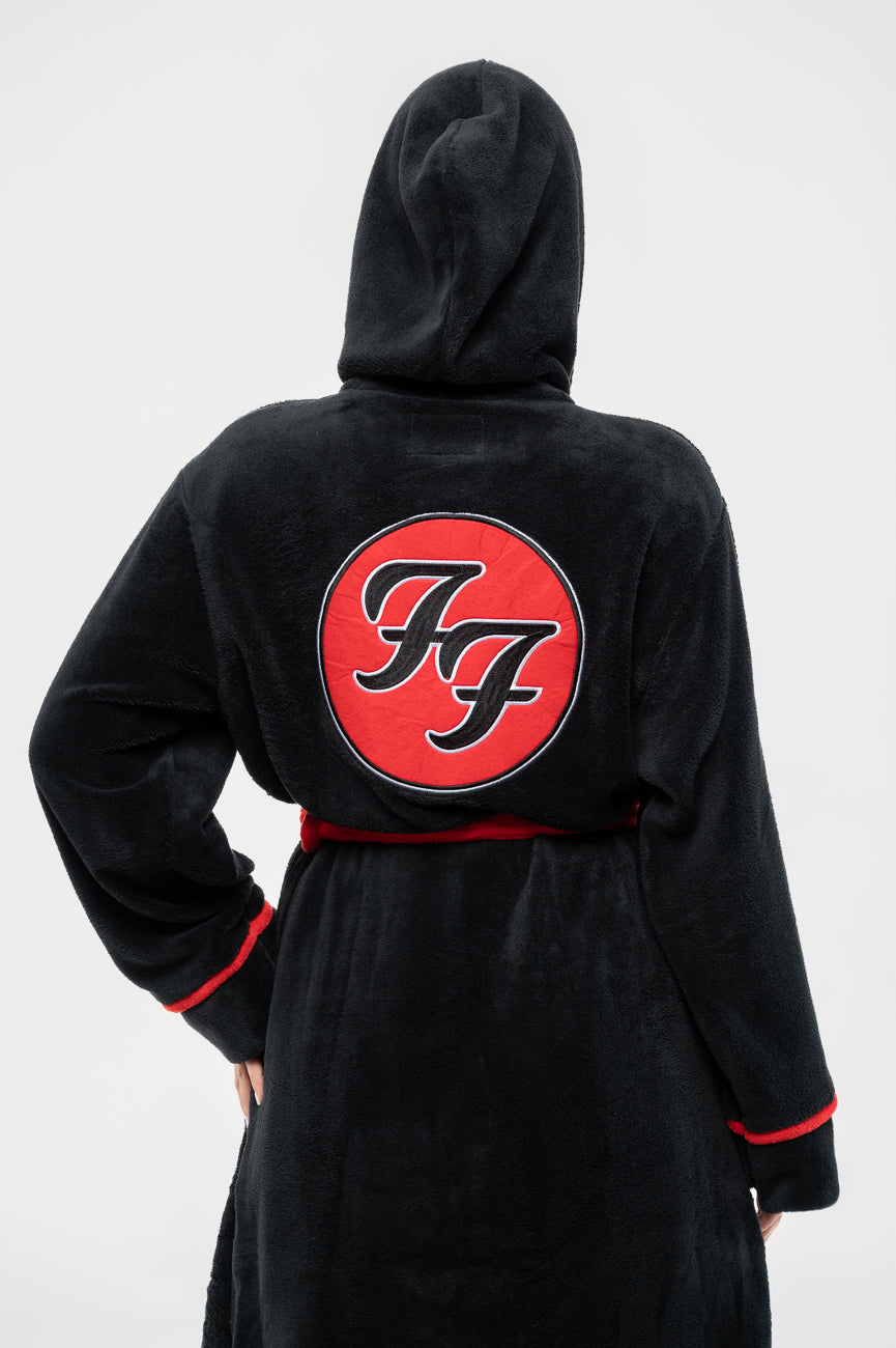 Foo Fighters FF Band Logo Bathrobe