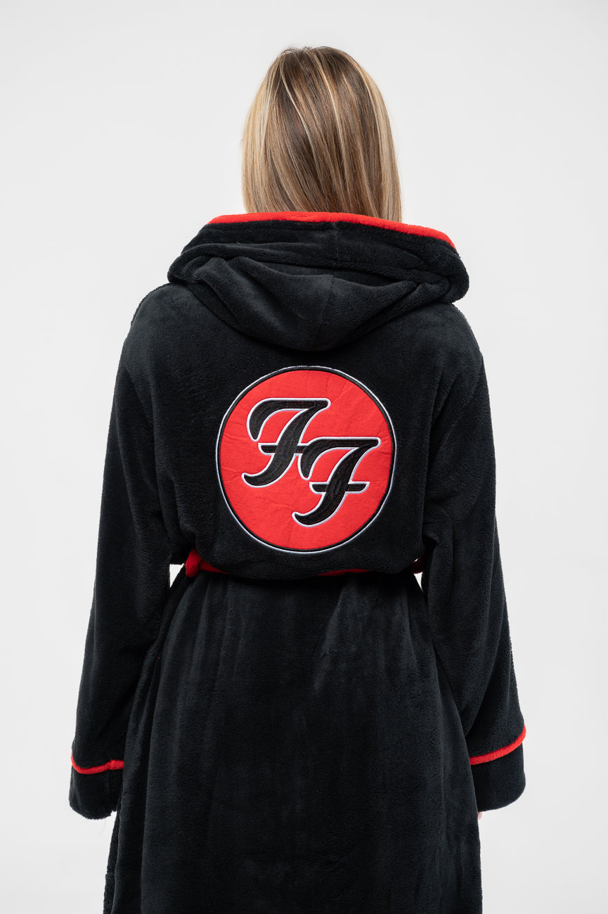 Foo Fighters FF Band Logo Bathrobe