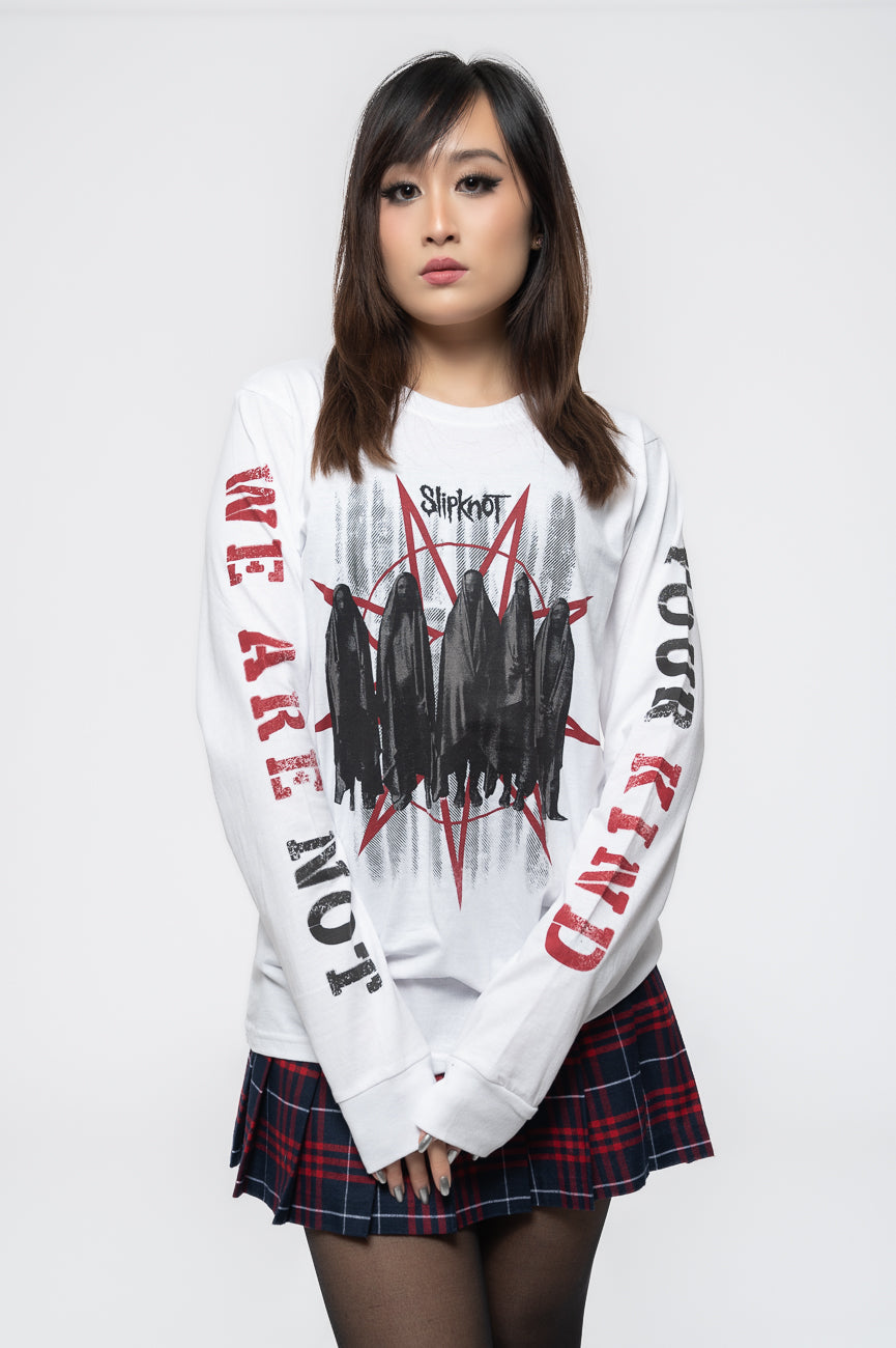 Slipknot Shrouded Group Long Sleeve T Shirt product image 1