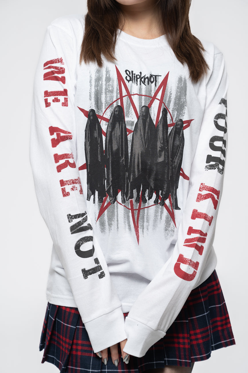 Slipknot Shrouded Group Long Sleeve T Shirt product image 3