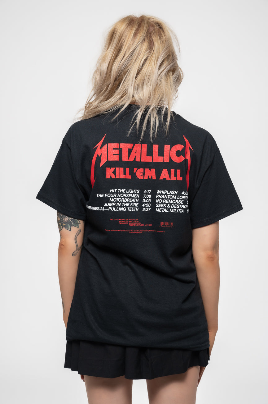Metallica Kill Em All Tracks T Shirt product image 4