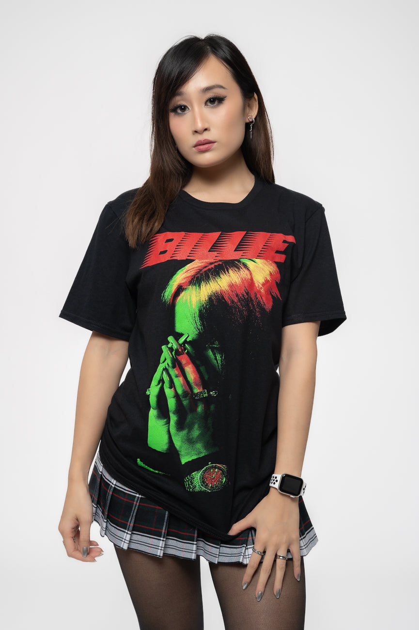 Billie Eilish Hands and Face T Shirt product image 1