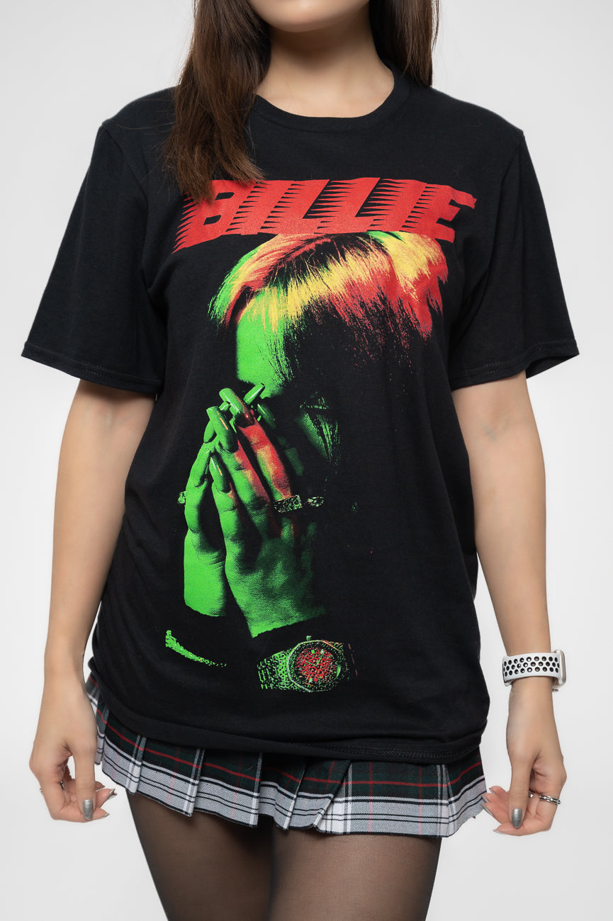 Billie Eilish Hands and Face T Shirt product image 3